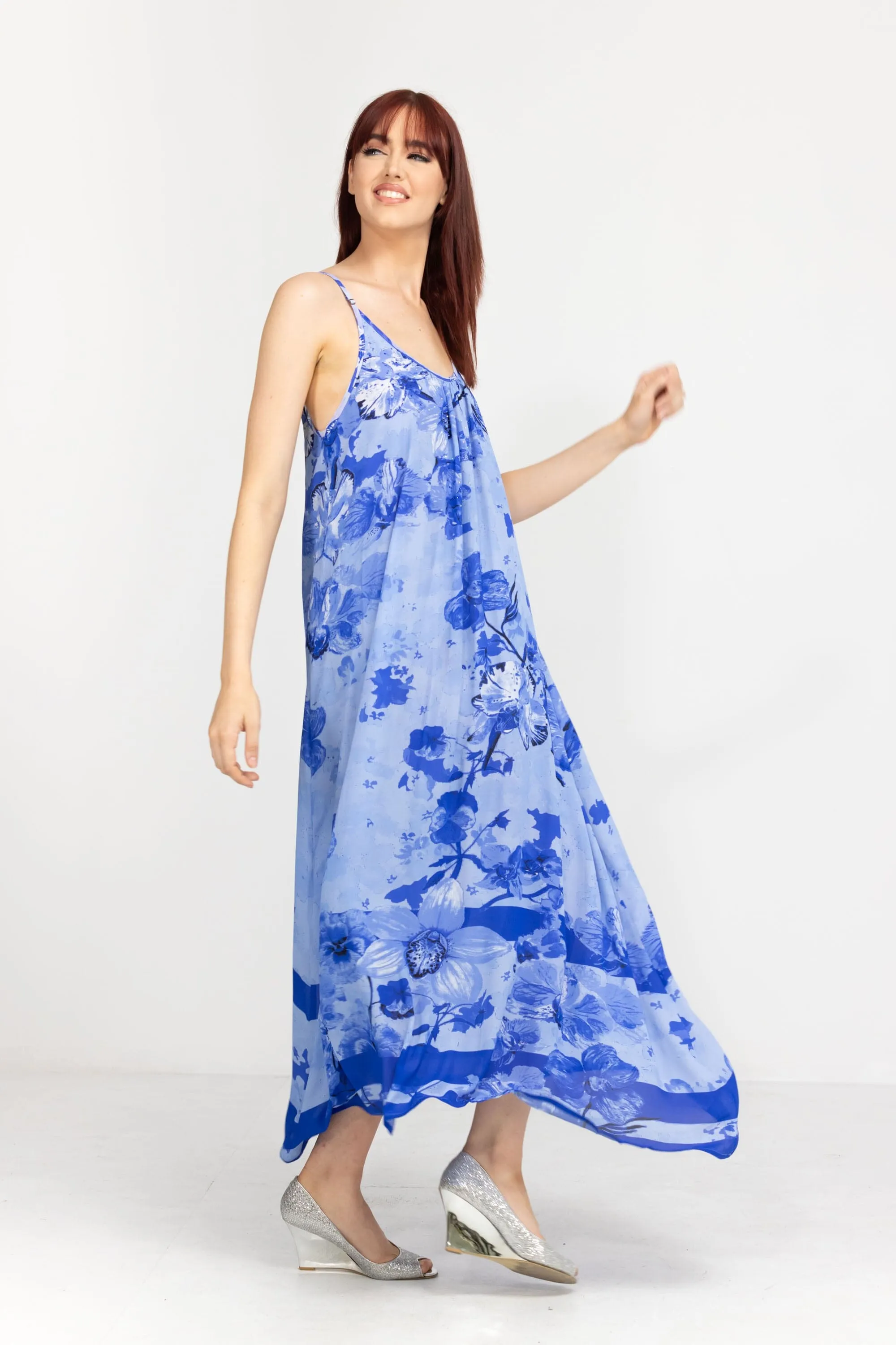 FINLANDIA - MAXI DRESS WITH ADJUSTABLE STRAPS