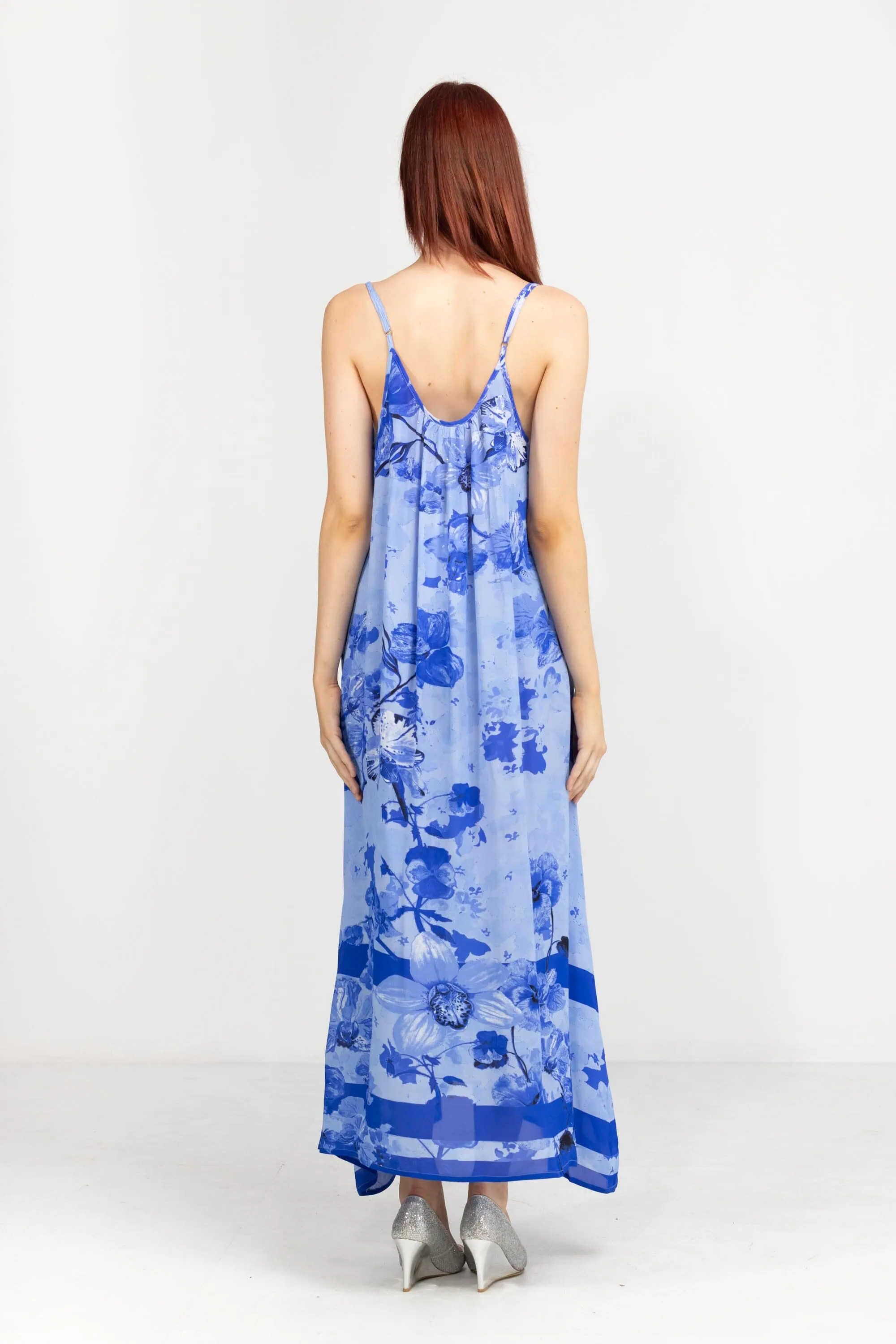 FINLANDIA - MAXI DRESS WITH ADJUSTABLE STRAPS