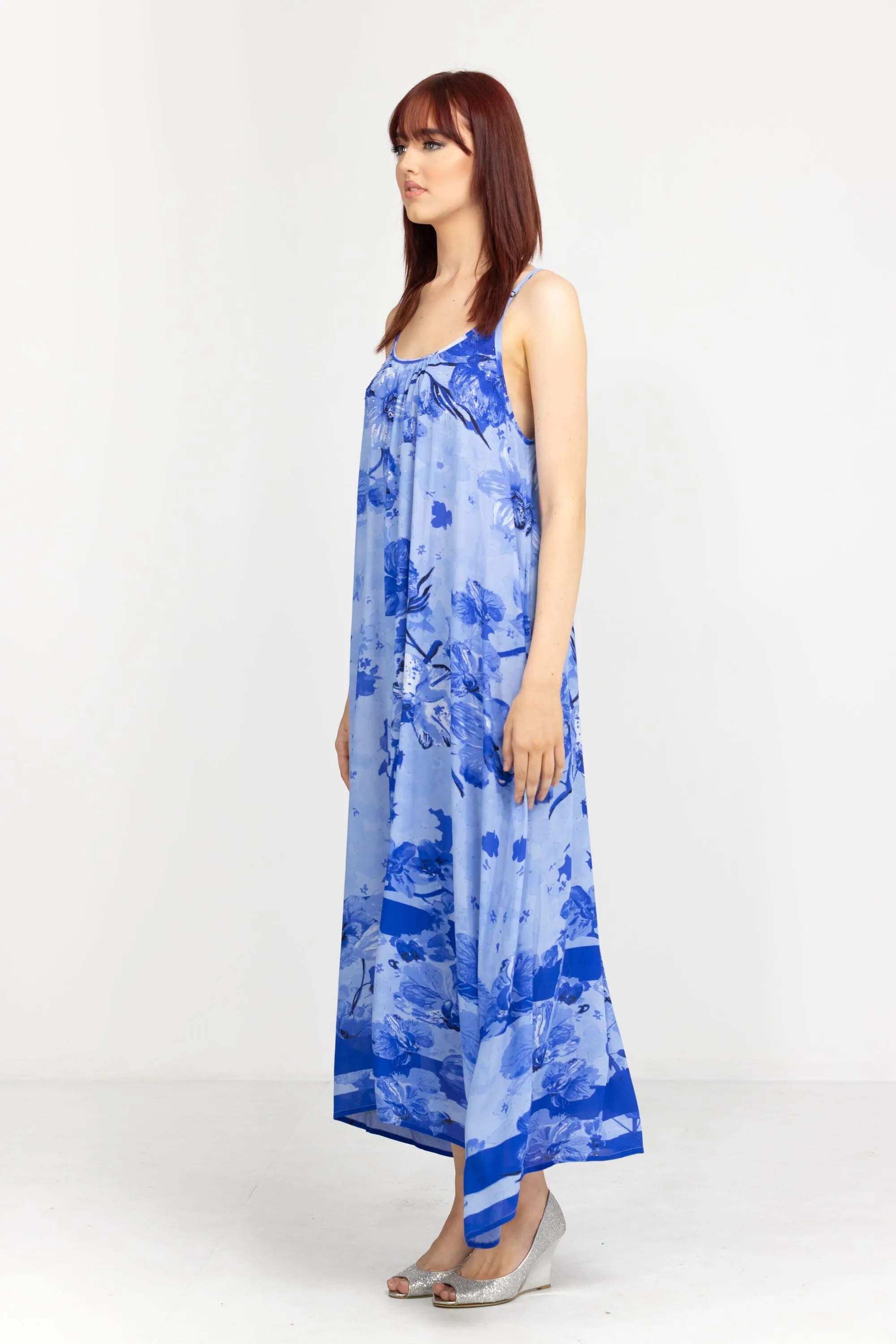 FINLANDIA - MAXI DRESS WITH ADJUSTABLE STRAPS