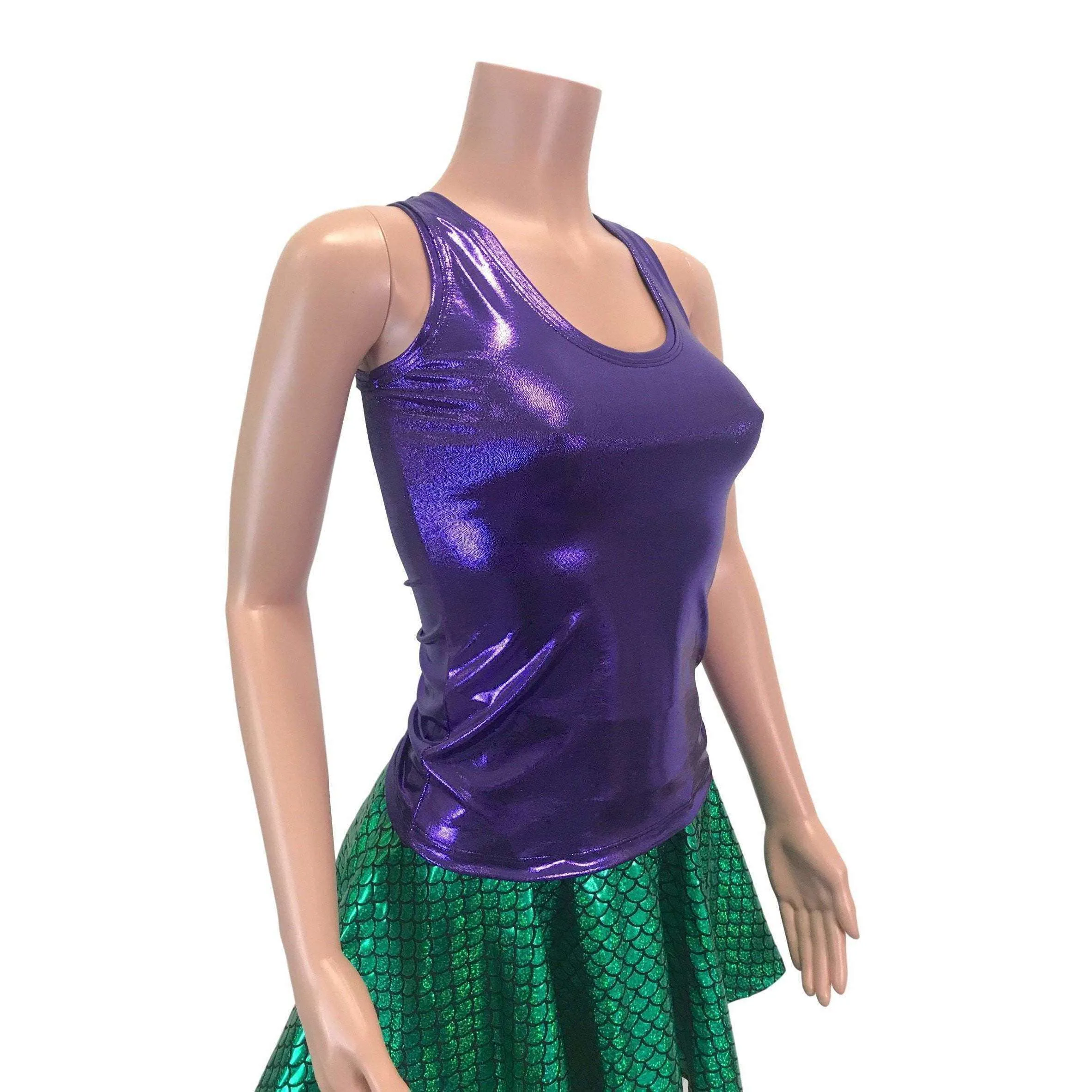 Full Length Tank Top - Purple Mystique