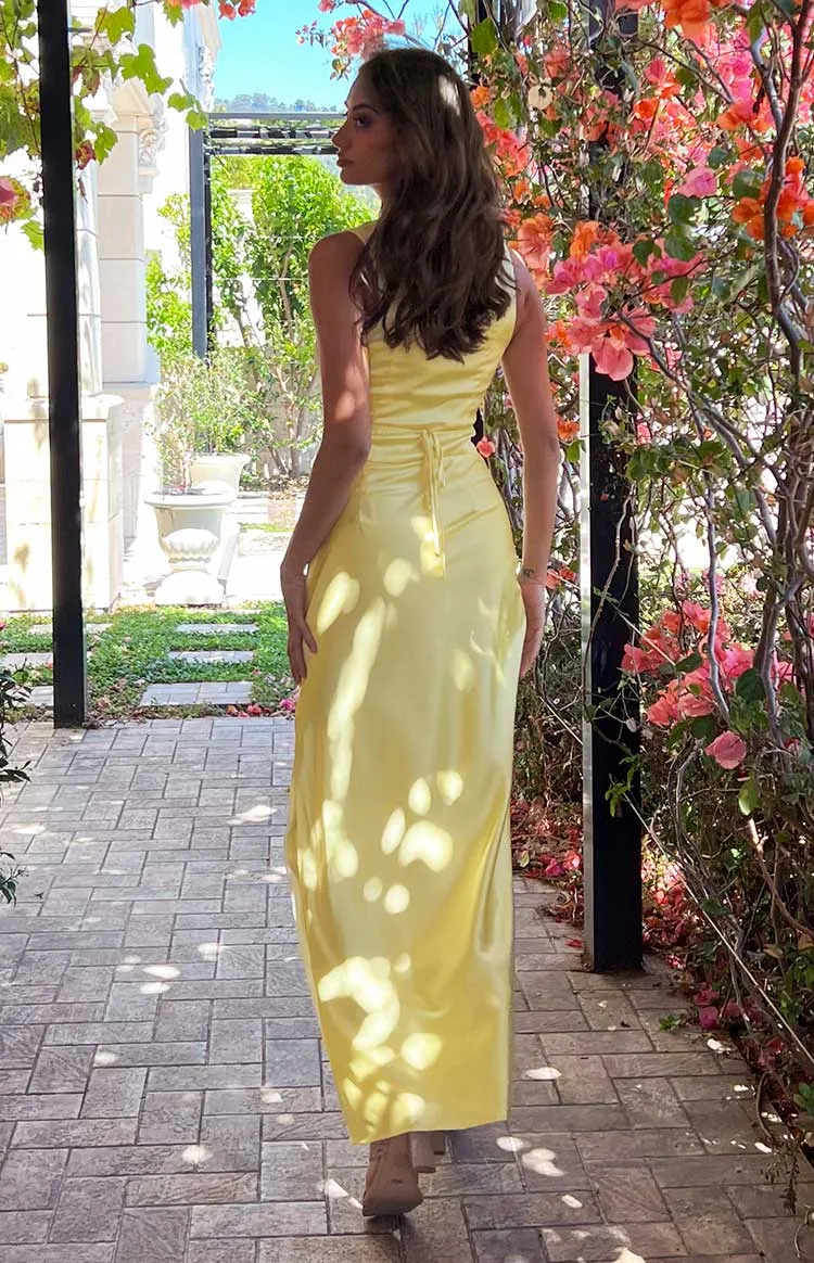 Genevieve Yellow Maxi Skirt