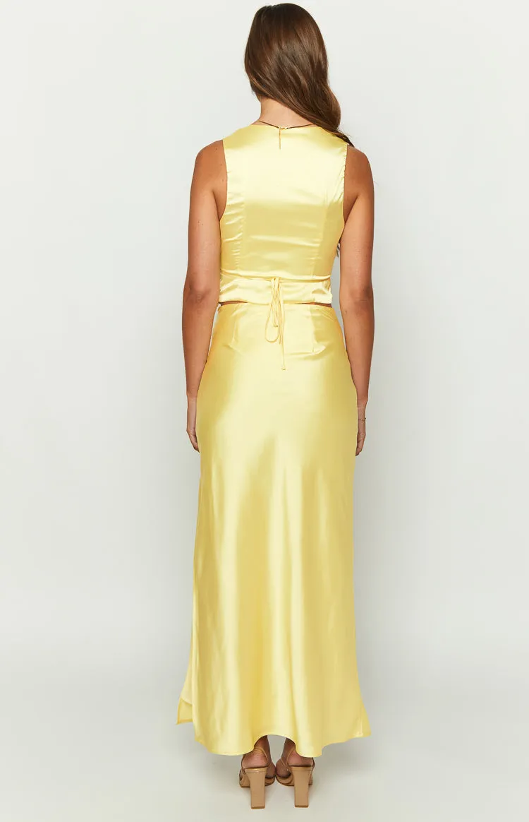 Genevieve Yellow Maxi Skirt