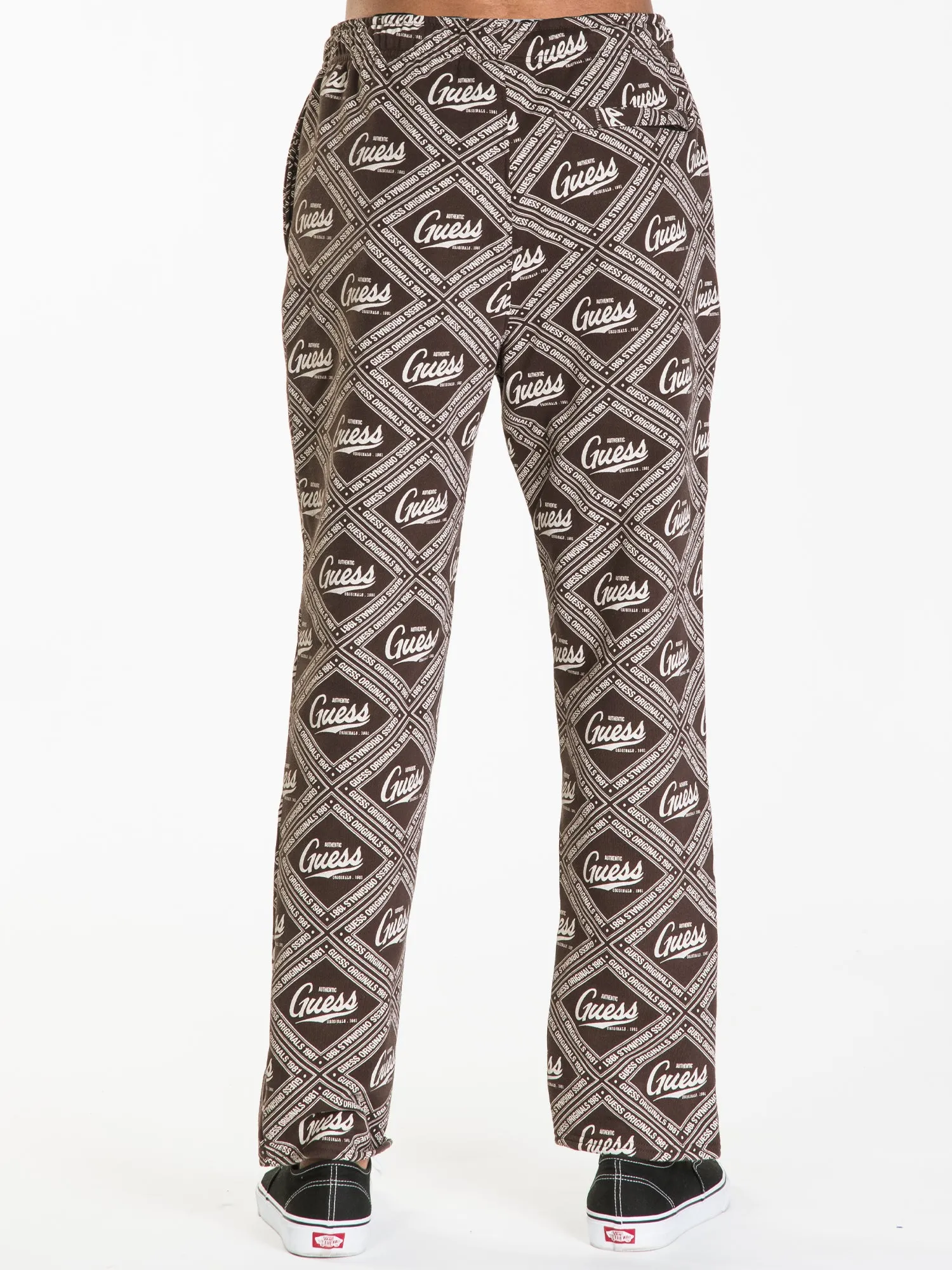 GUESS ELIJAH PRINTED SWEATPANT - CLEARANCE