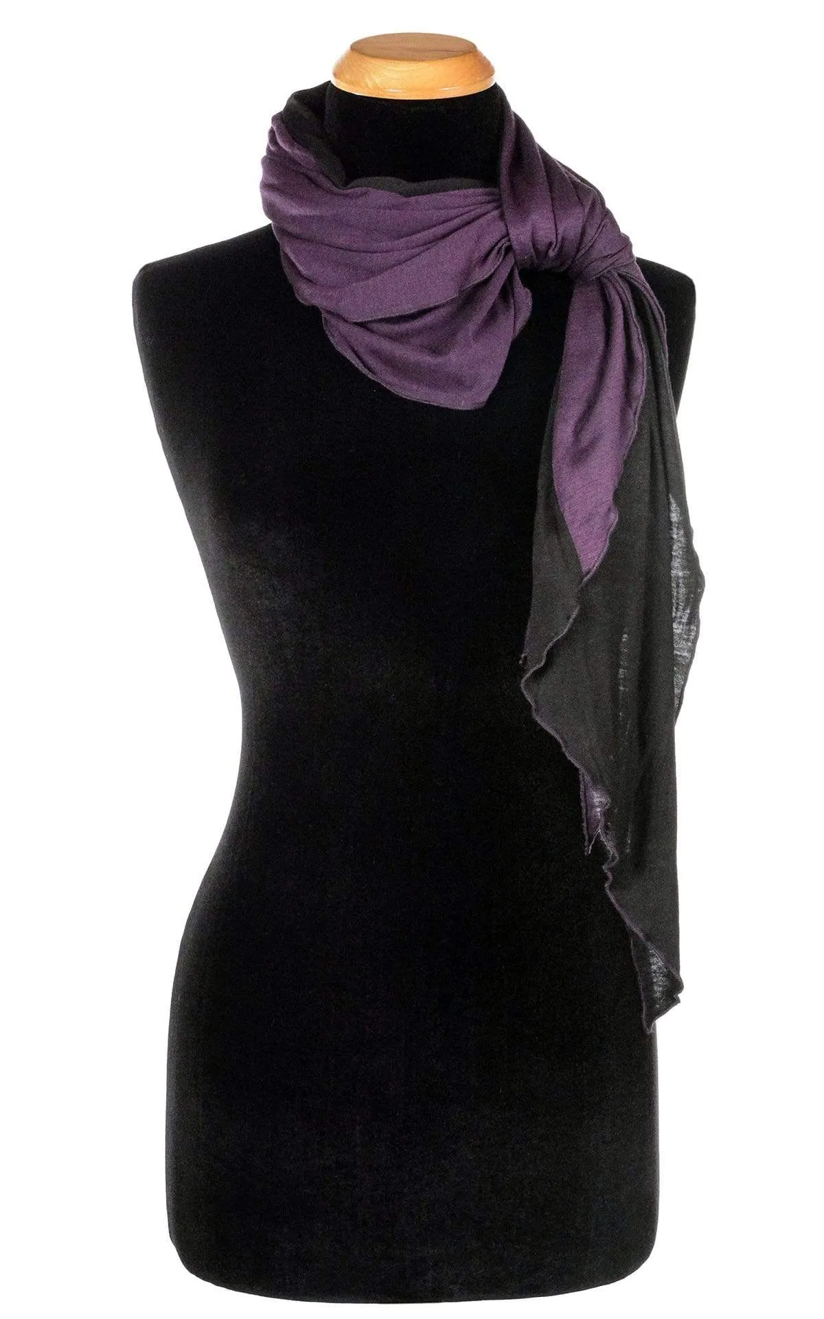 Handkerchief Scarf - Two-Tone, Jersey Knit