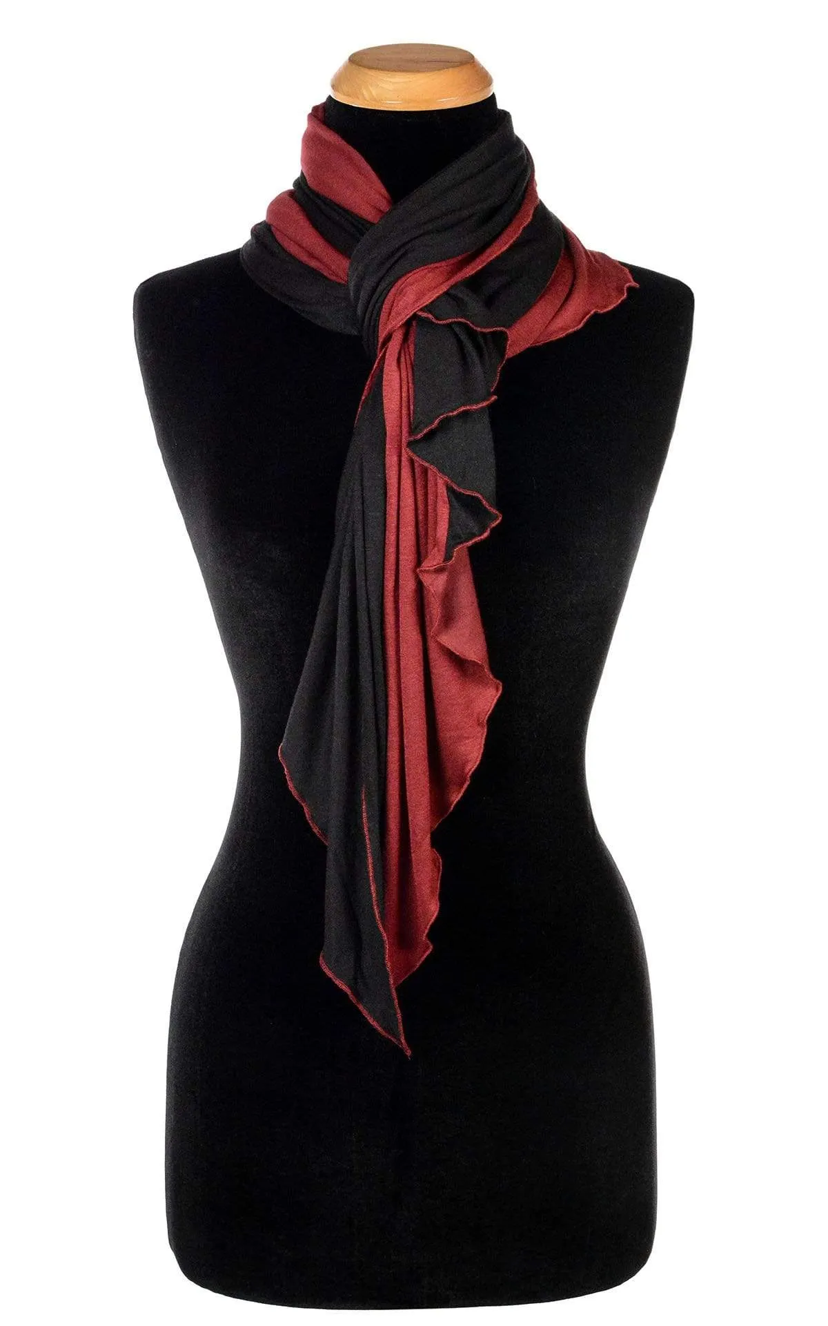 Handkerchief Scarf - Two-Tone, Jersey Knit