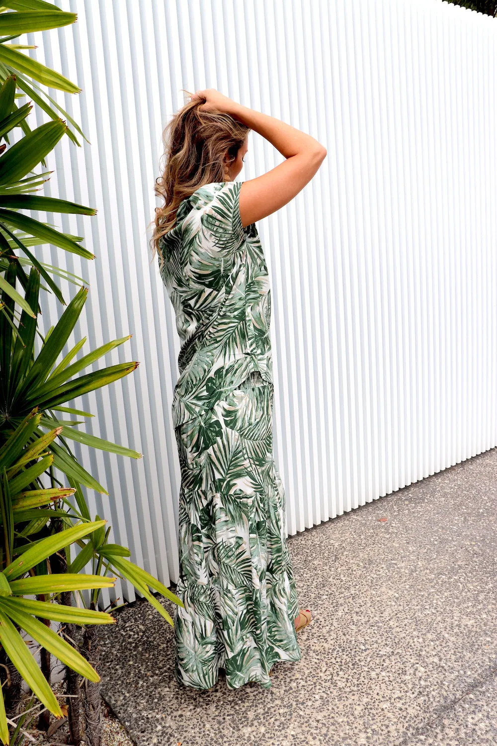 Hayman Maxi Skirt in Queen Palm