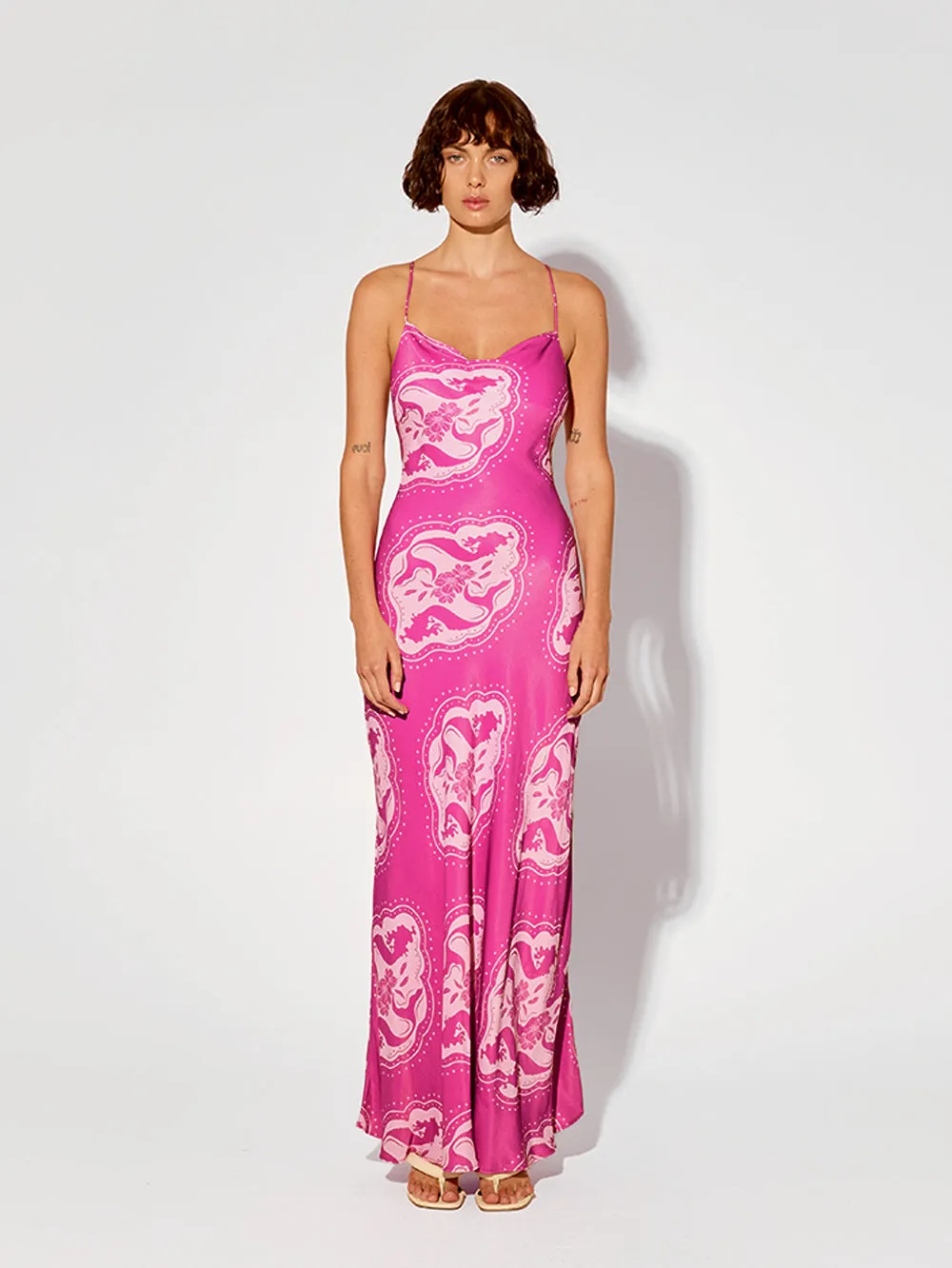 Isla Bias Maxi Dress