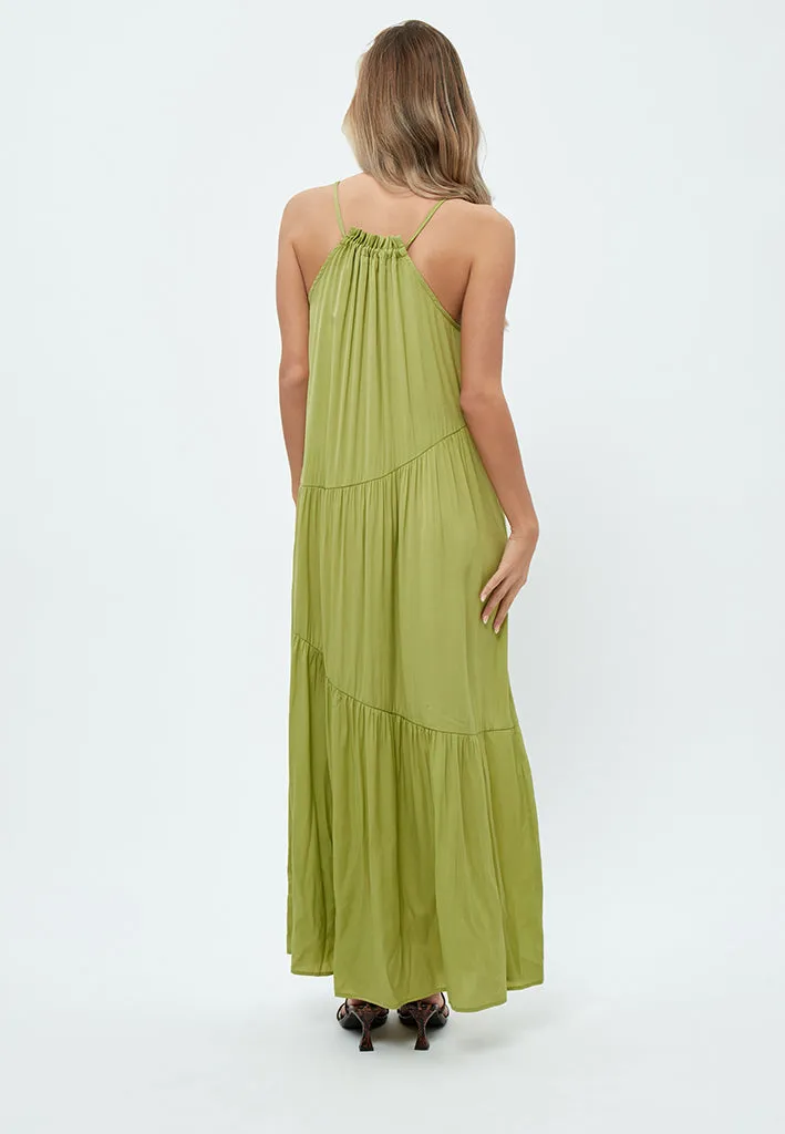 Joyla Halter Dress - Pear Green