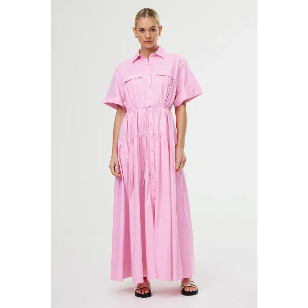 Kinney Maeve Maxi Dress - Flamingo