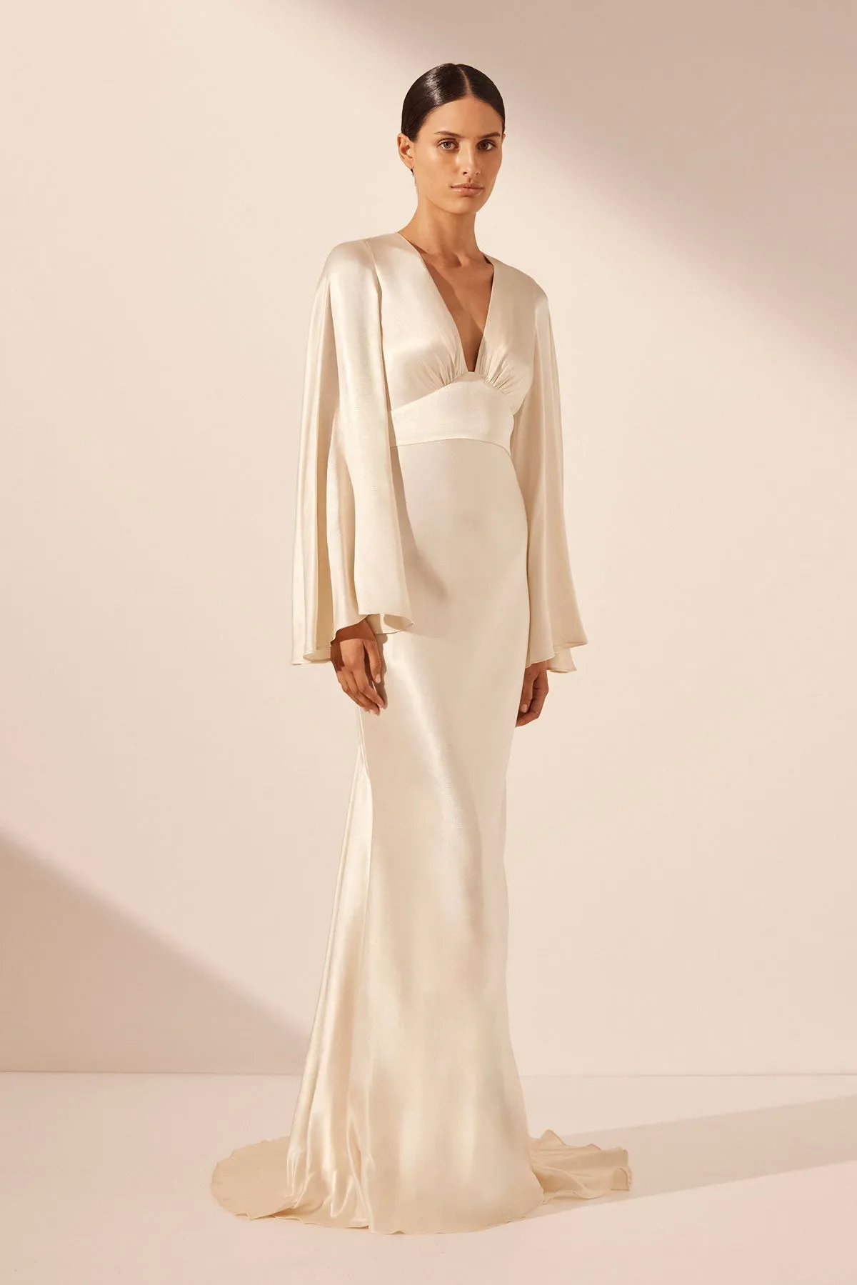 LA LUNE BACKLESS MAXI DRESS - CREAM