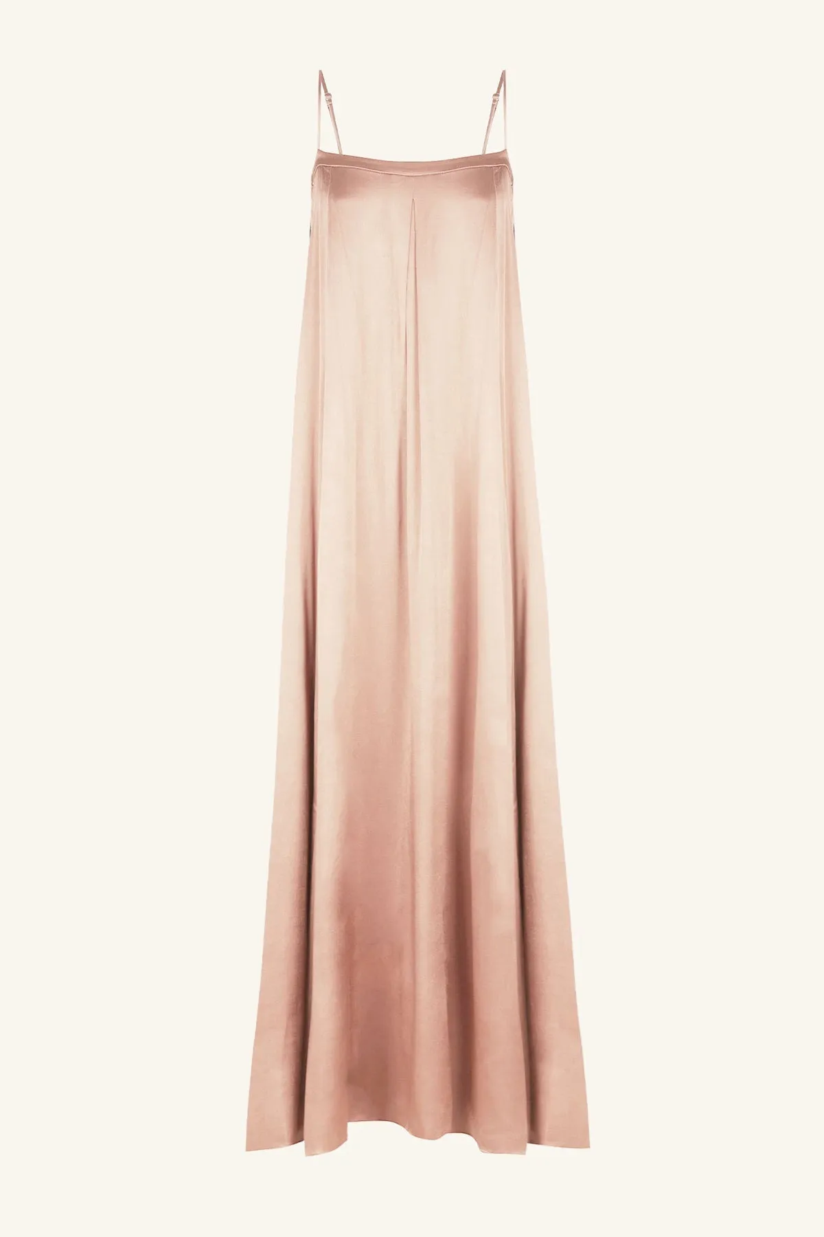 LA LUNE COLUMN MAXI DRESS - DESERT ROSE