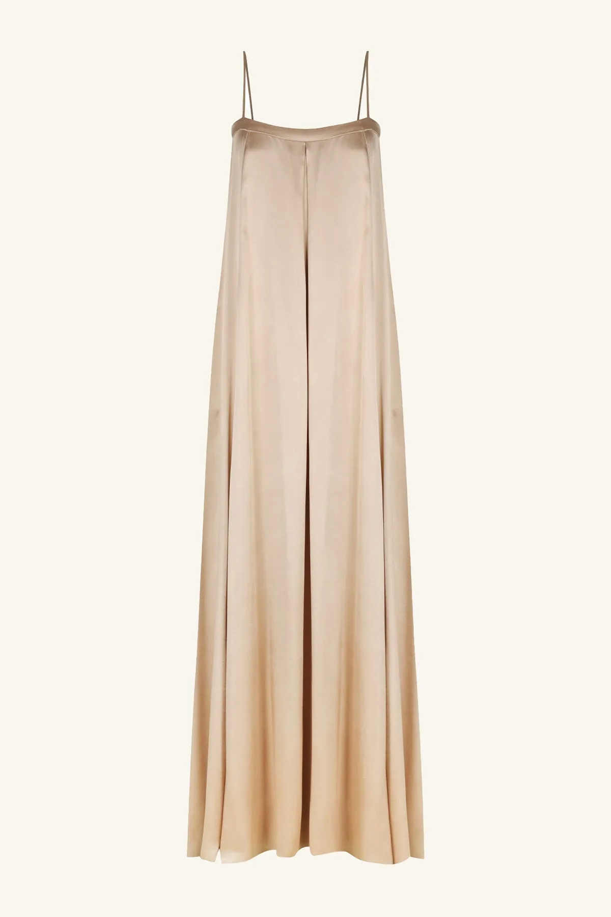 LA LUNE COLUMN MAXI DRESS - GOLD