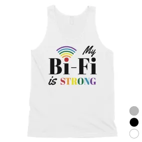 LGBT Bi-Fi Strong Rainbow Mens Tank Top