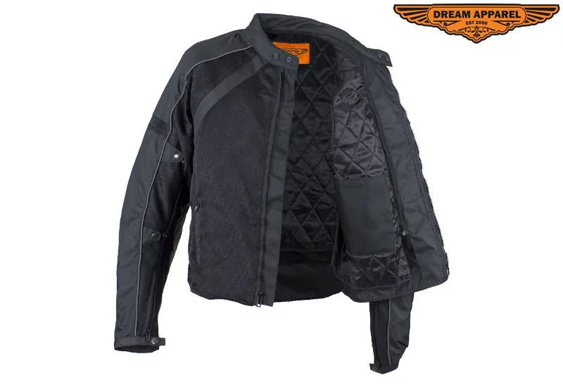 Lightweight Nylon & Mesh Motorcycle Jacket