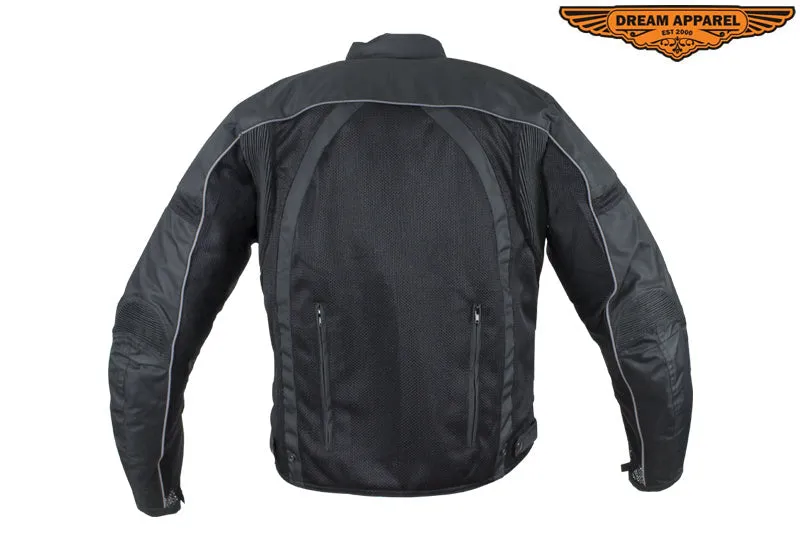 Lightweight Nylon & Mesh Motorcycle Jacket