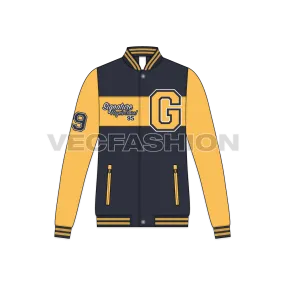 Mens Letterman's Jacket