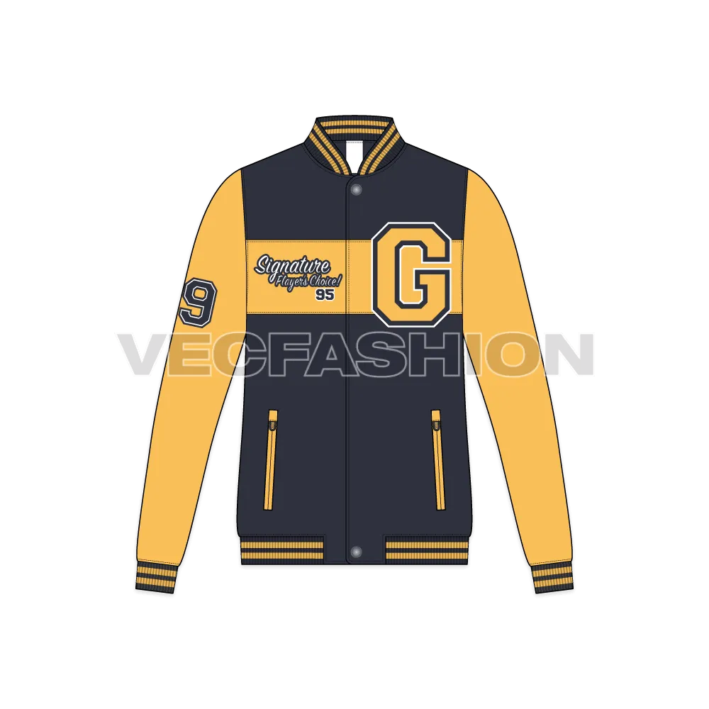 Mens Letterman's Jacket