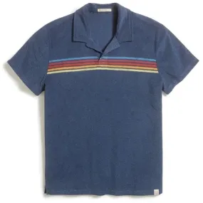 Men's Short Sleeve Terry Out Stripe Polo