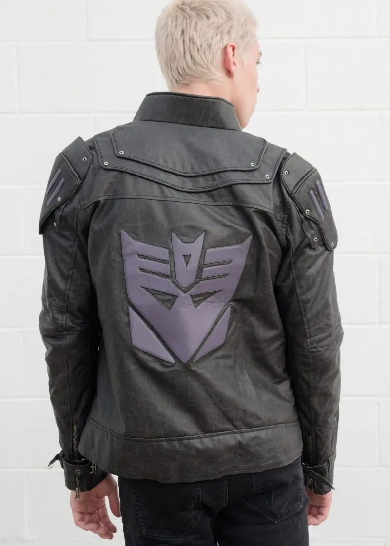 Men's Transformers Decepticon Shield Black Armor Jacket