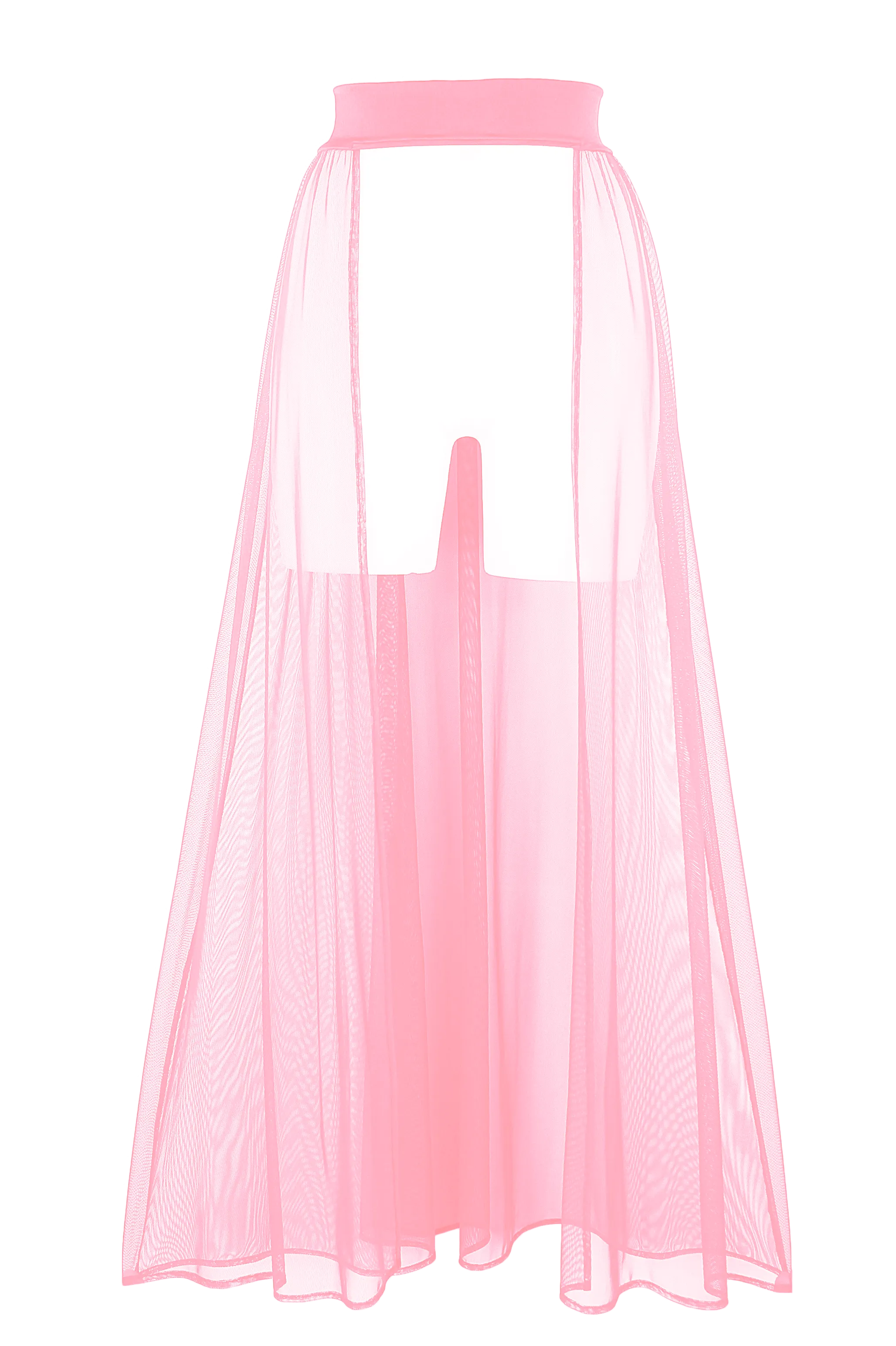 MESH MAXI SKIRT / Cover-up Long Festivals Skirt / RESORT SKIRT BABY PINK