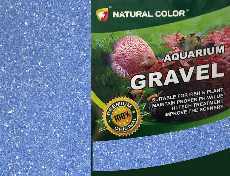 Natural Color Blue Aquarium Sand 0.4 - 0.6mm 5kg