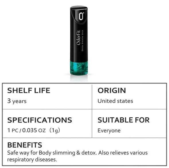 OdorFit Aromatherapy Detox Breathe Stick