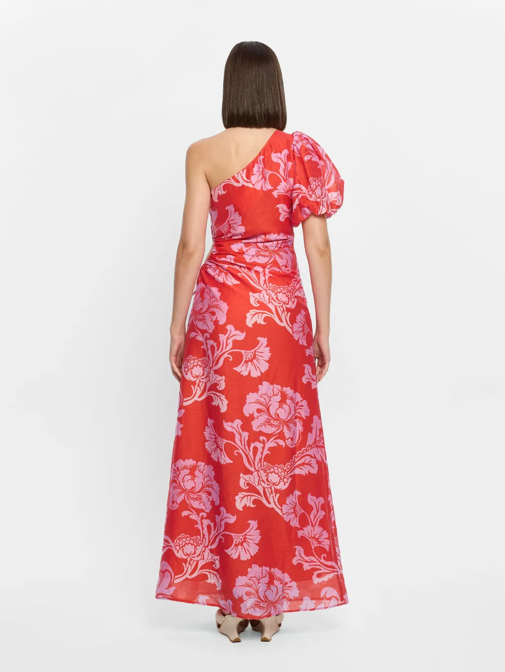 Olina One Shoulder Maxi Dress