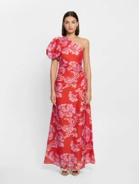 Olina One Shoulder Maxi Dress