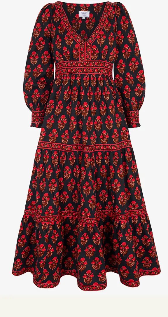 Pink City Prints Ruby Buta Alicia Dress