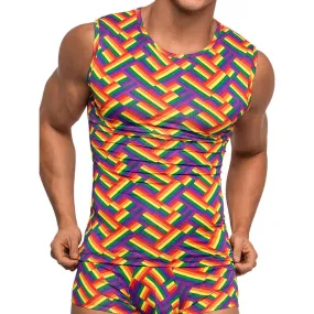 Pride Fest Fitness Tank Print S