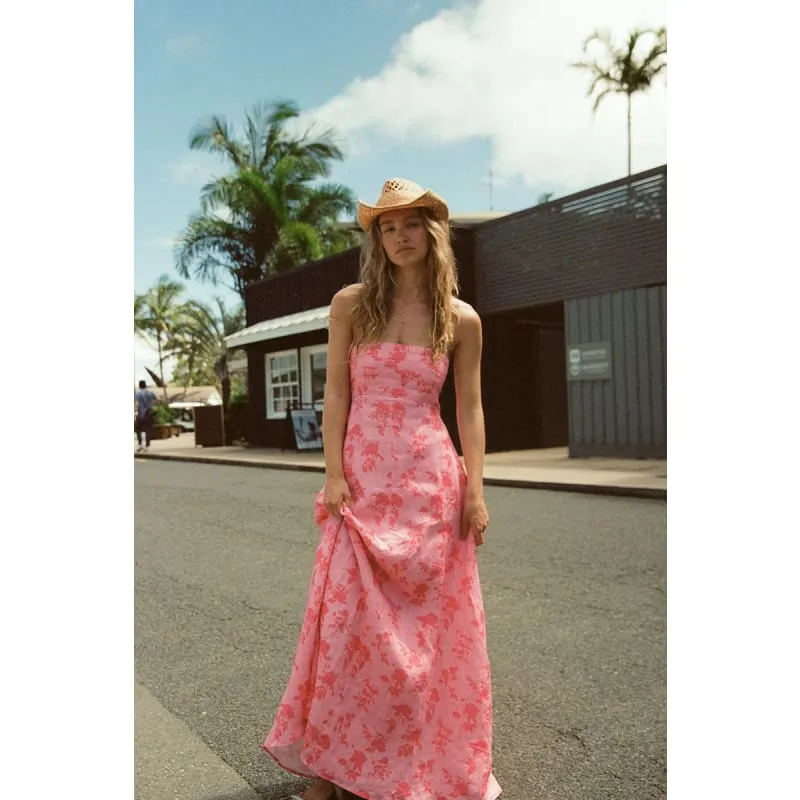 Primrose Dress | Pink Floral Press