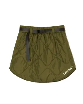 #QUILTING ADJUSTABLE SKIRT KHAKI