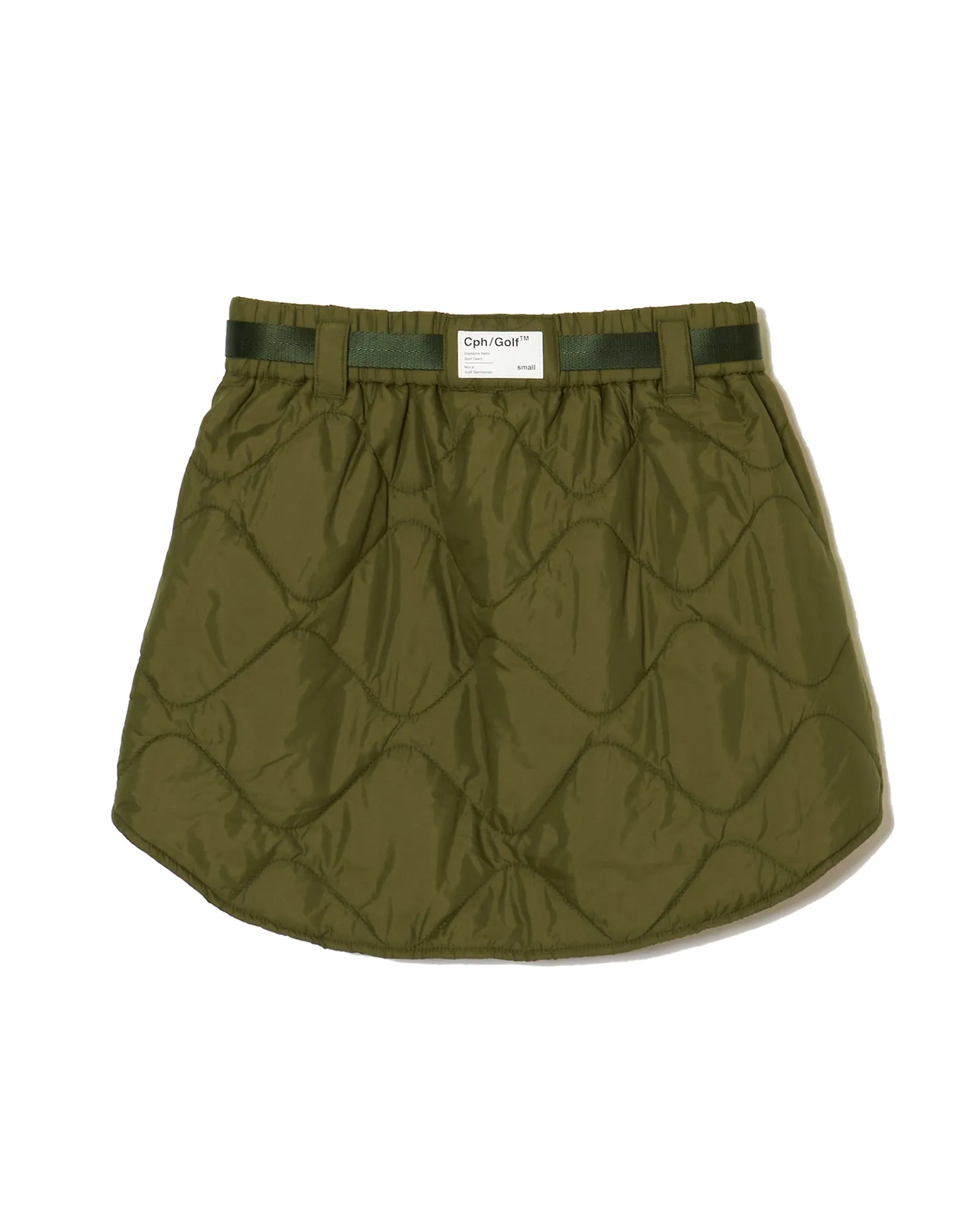 #QUILTING ADJUSTABLE SKIRT KHAKI