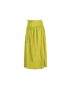 RODEO MAXI SKIRT CHARTREUSE