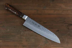 Sakai Takayuki VG10 17 Layer Damascus Santoku 180mm Desert Ironwood Handle