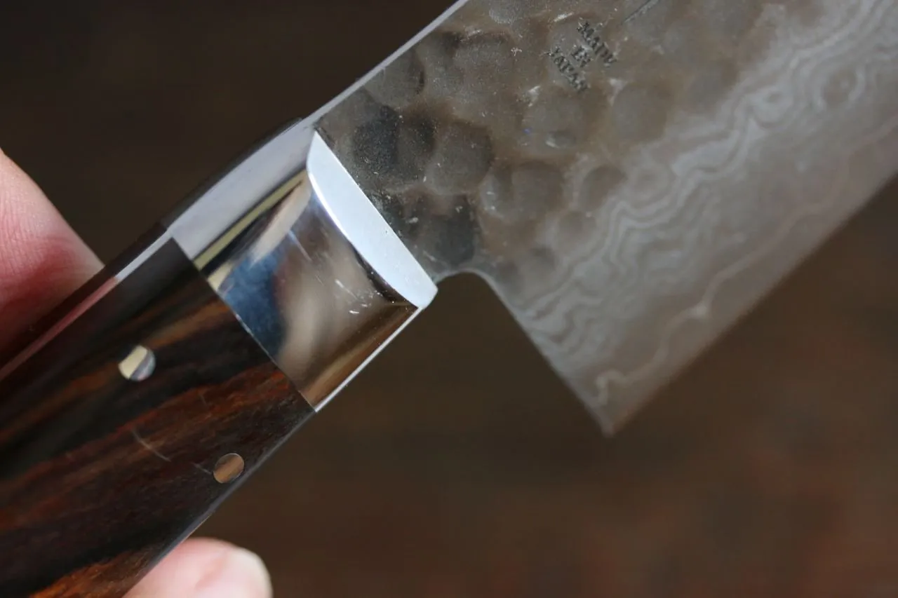 Sakai Takayuki VG10 17 Layer Damascus Santoku 180mm Desert Ironwood Handle