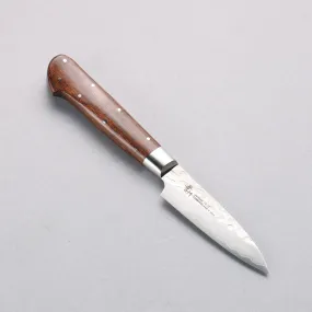 Sakai Takayuki VG10 33 Layer Damascus Petty-Utility  80mm Desert Ironwood(Sugihara model) Handle