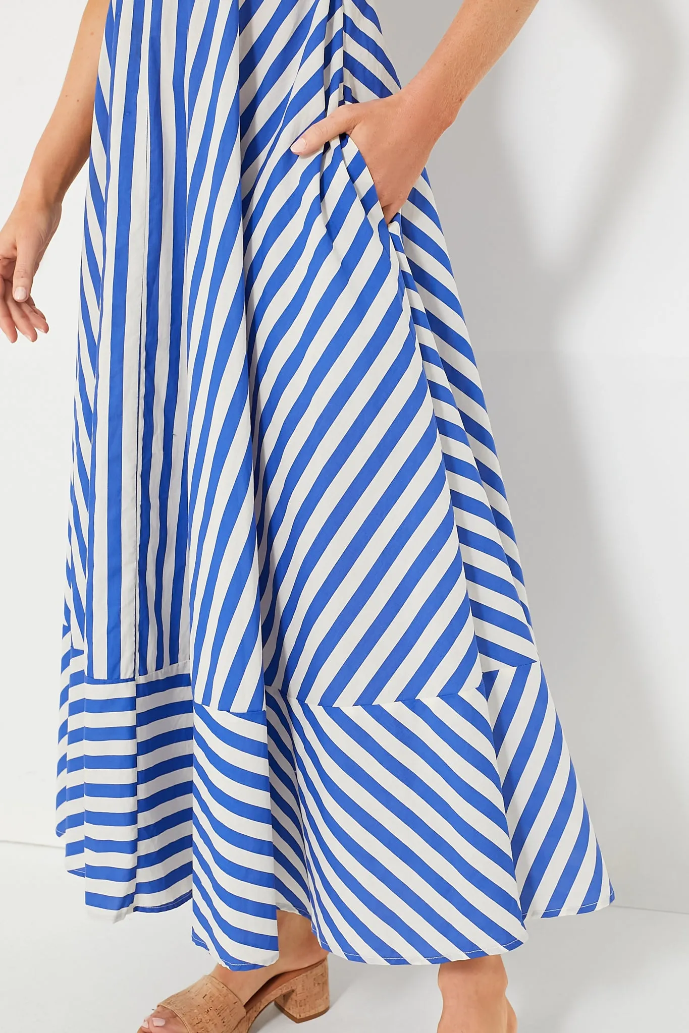 Sapphire Stripe Rue Dress