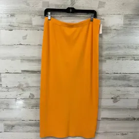 Skirt Maxi By Vince Camuto In Orange, Size: L