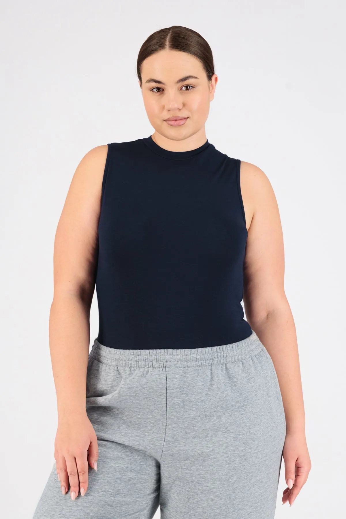 Sleeveless Layer - Navy