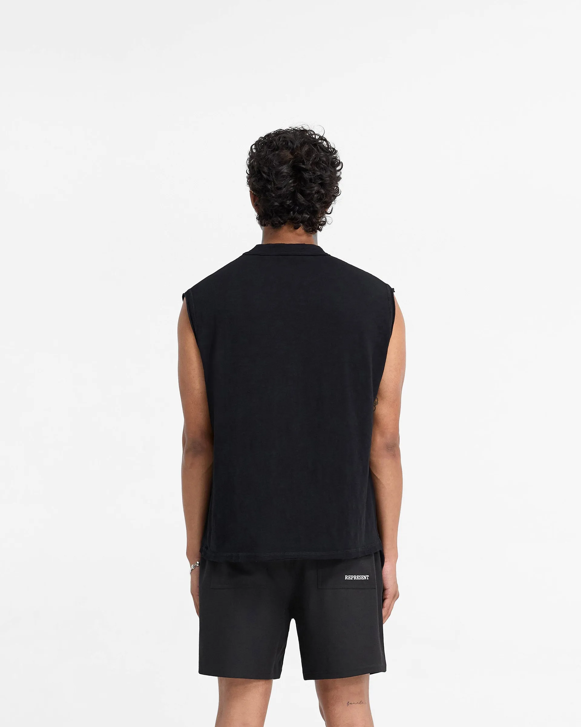 Slub Tank - Jet Black