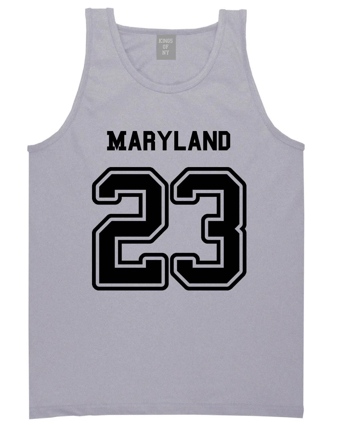 Sport Style Maryland 23 Team State Jersey Mens Tank Top