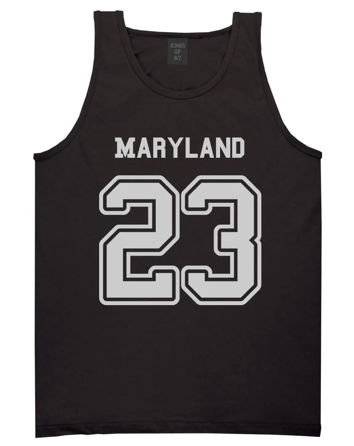 Sport Style Maryland 23 Team State Jersey Mens Tank Top