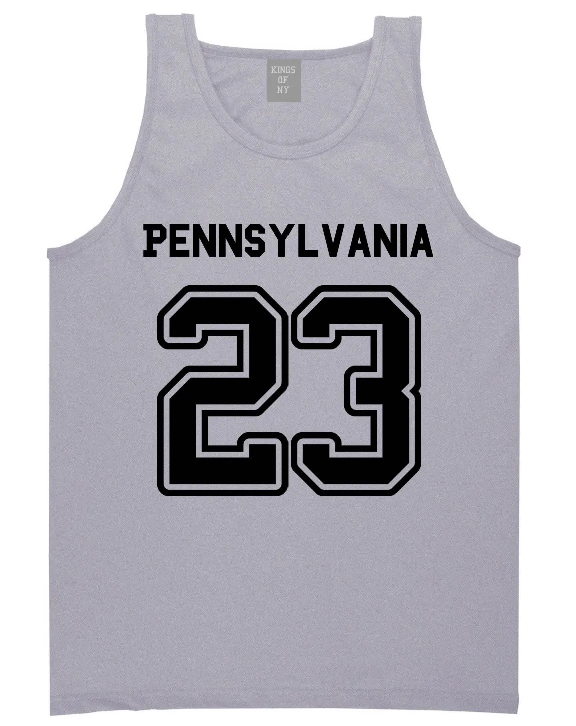 Sport Style Pennsylvania 23 Team State Jersey Mens Tank Top