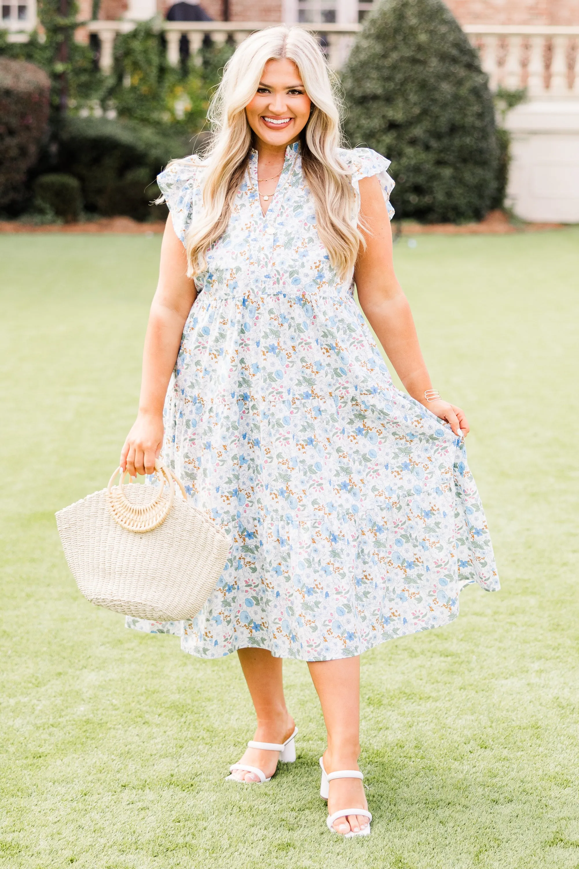 Sweet Nature Dress, Blue