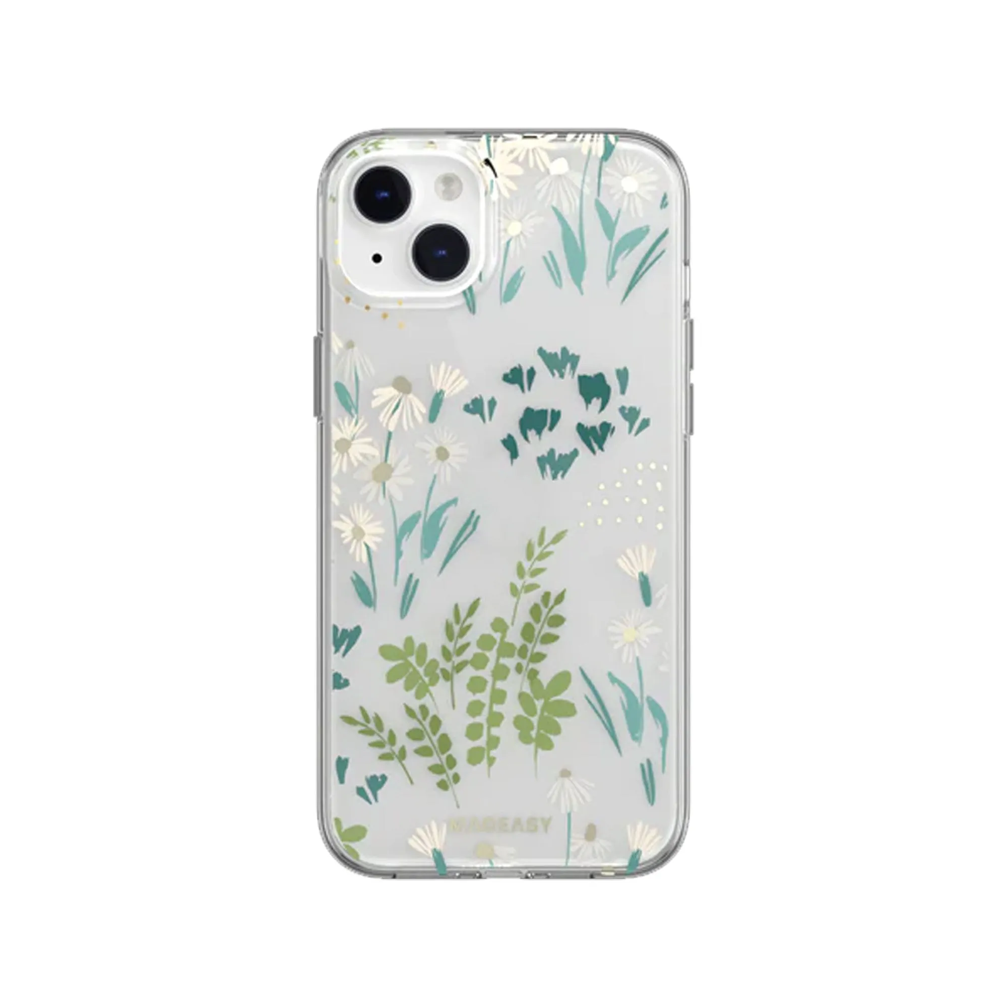 SwitchEasy Glamour for iPhone 14 - Double Layer In-Mold Decoration Case - Double Layer In-Mold Decoration Case - Fresco (Barcode: 4895241109041 )