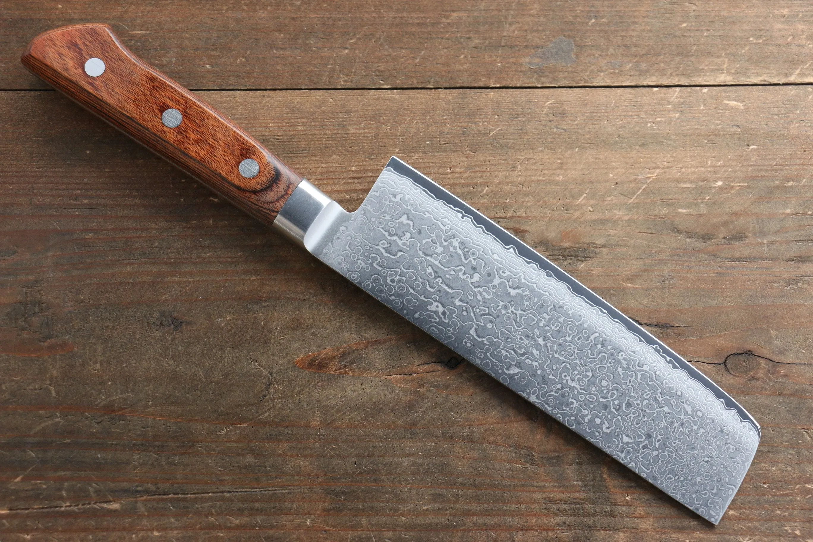 Tamahagane Kyoto 63 Layer Damascus Nakiri 160mm KP-1116