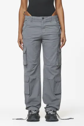 Tanum Wide Cargo Pants Anthracite Grey