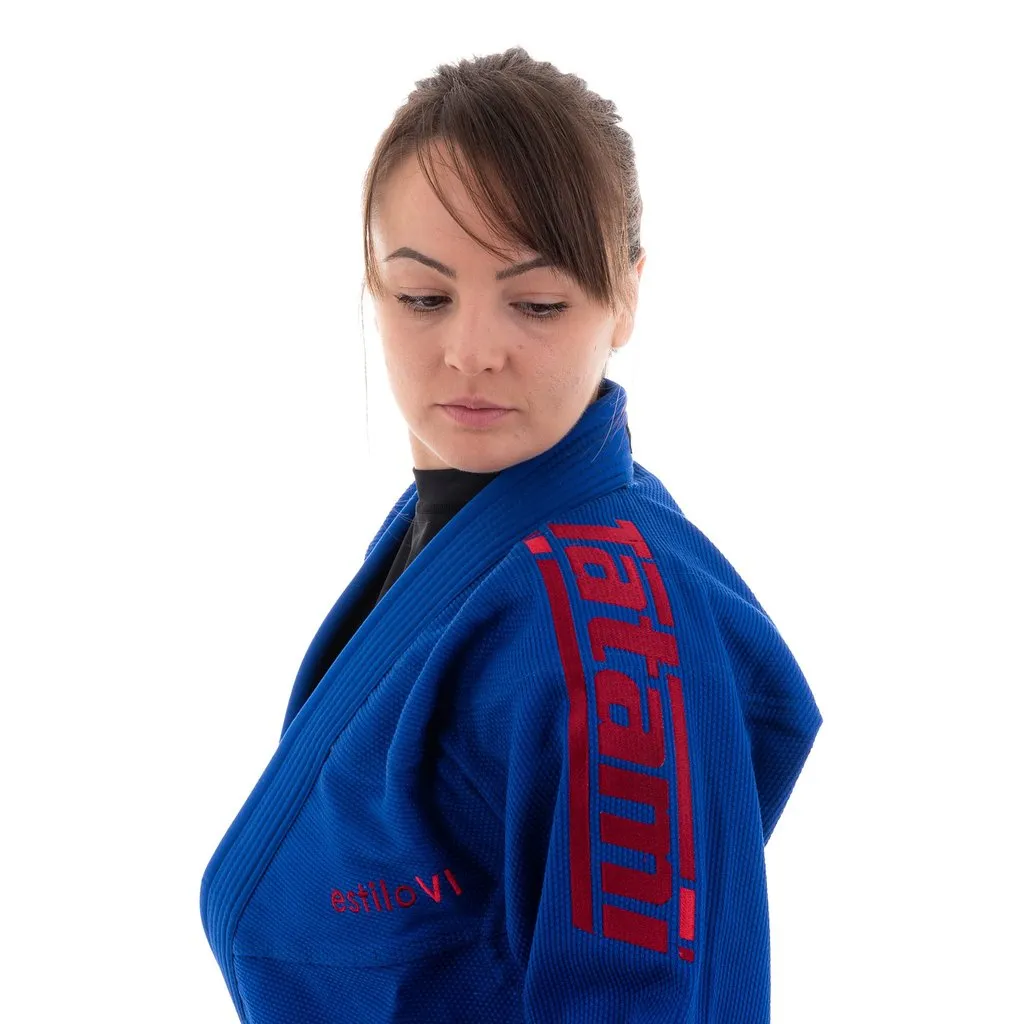 Tatami Estilo 6.0 Women's BJJ Gi - Blue & Burgundy