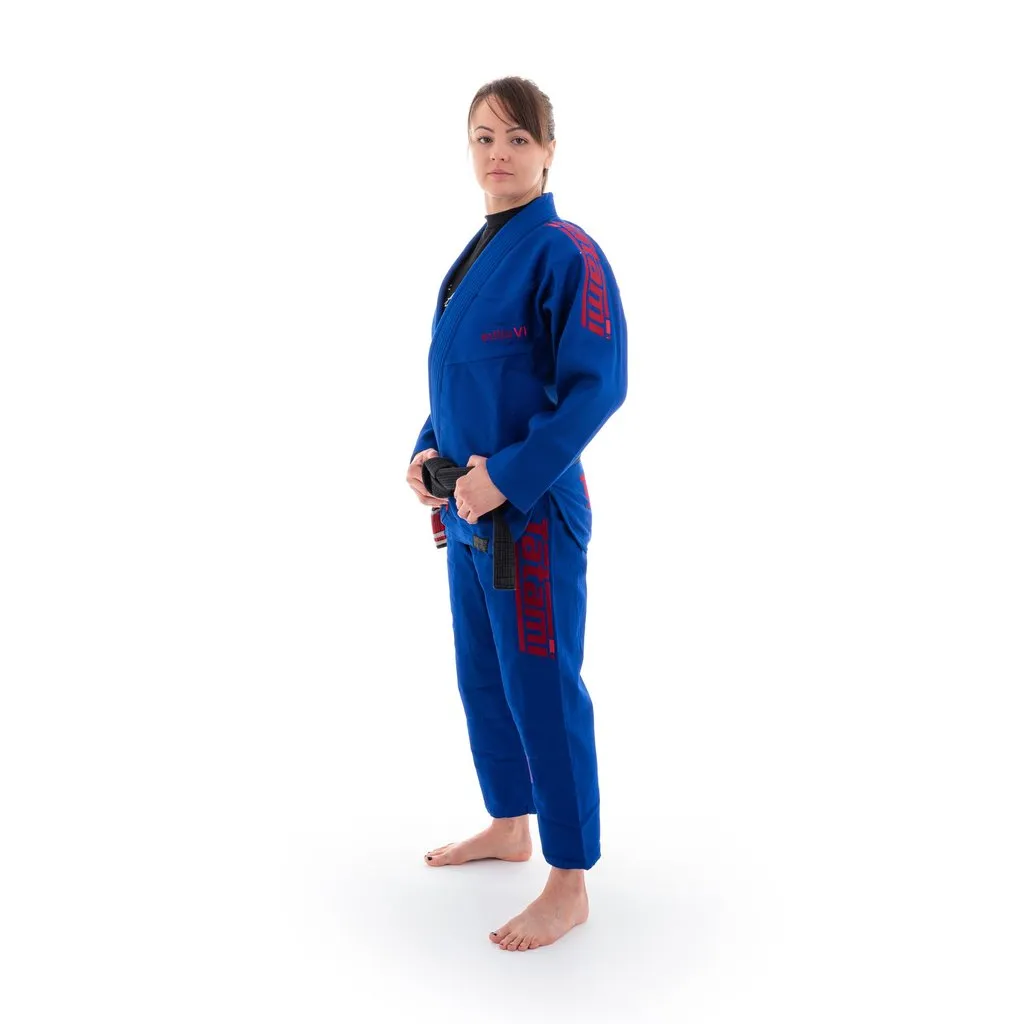 Tatami Estilo 6.0 Women's BJJ Gi - Blue & Burgundy